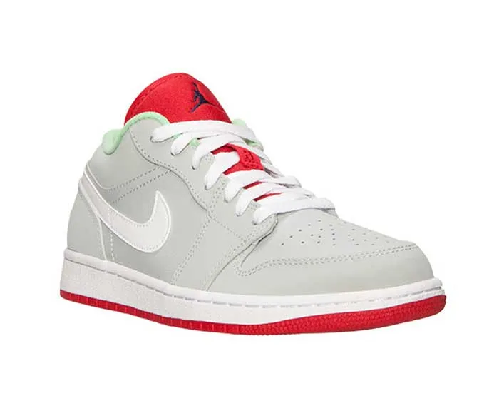 Air Jordan 1 Low "Wolf Grey" (021/gris/rojo/turquesa/blanco)