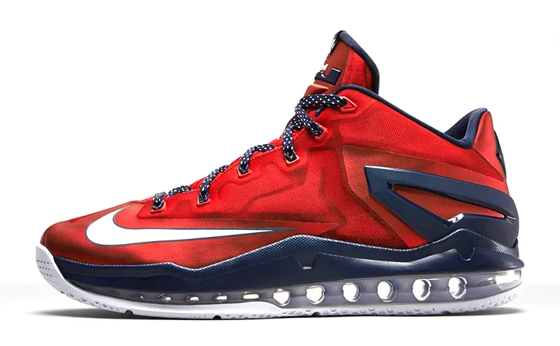 Air Max Lebron XI Low "Independence Day" (614/rojo/navy/blanco)