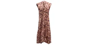 A.L.C Vestido largo con aberturas Alexandria de ALC en algodón rosa 