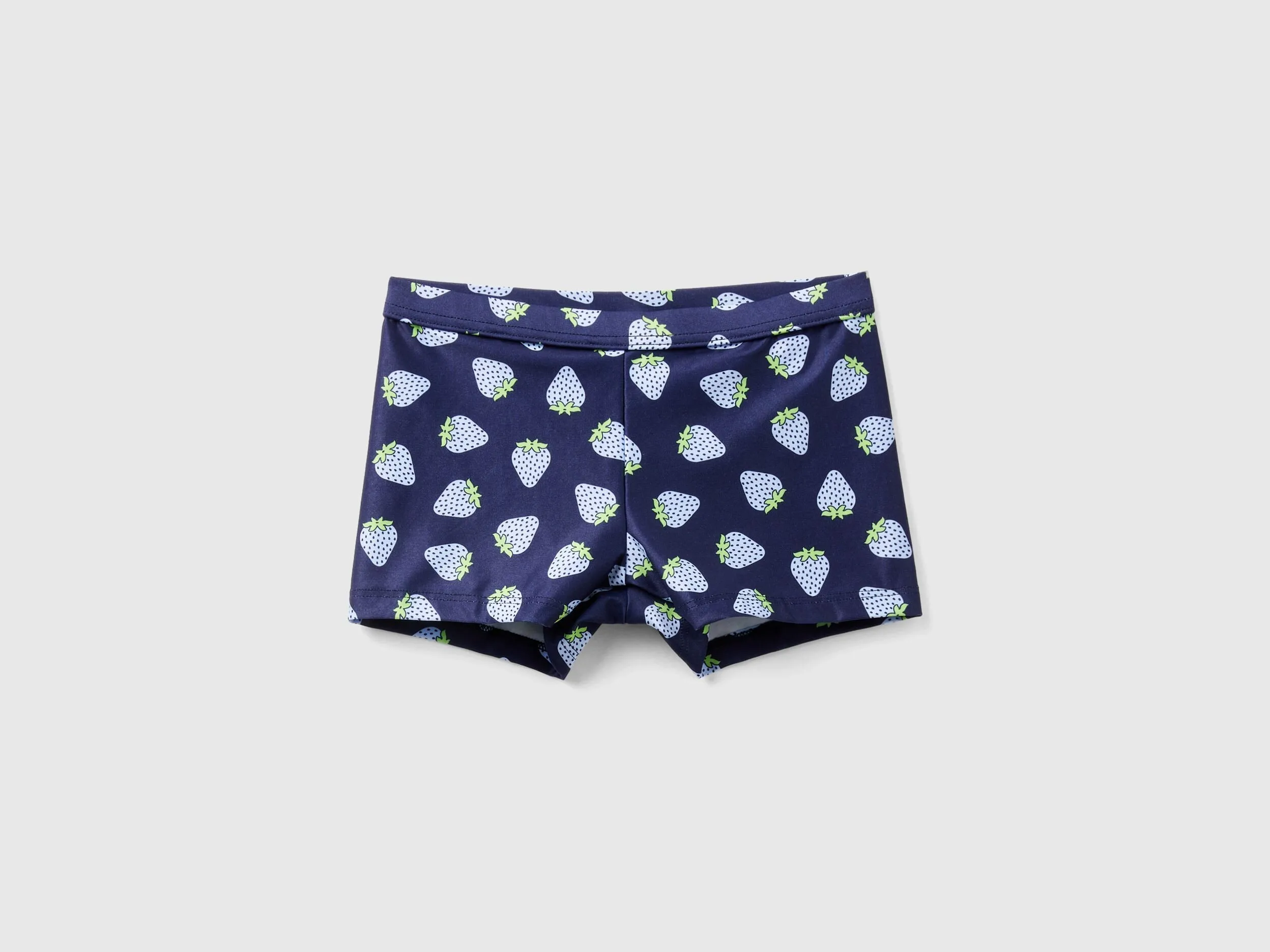 Bañador bóxer con estampado de fresas