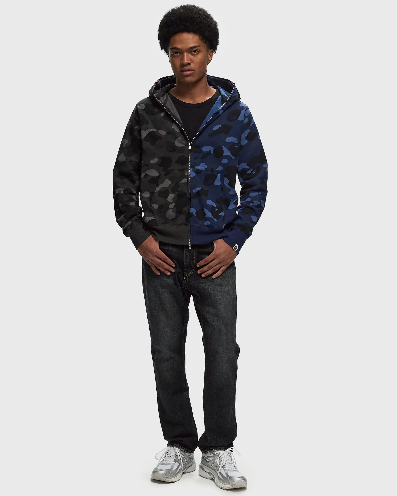 BAPE COLOR CAMO SEPARATE SHARK Hoodie