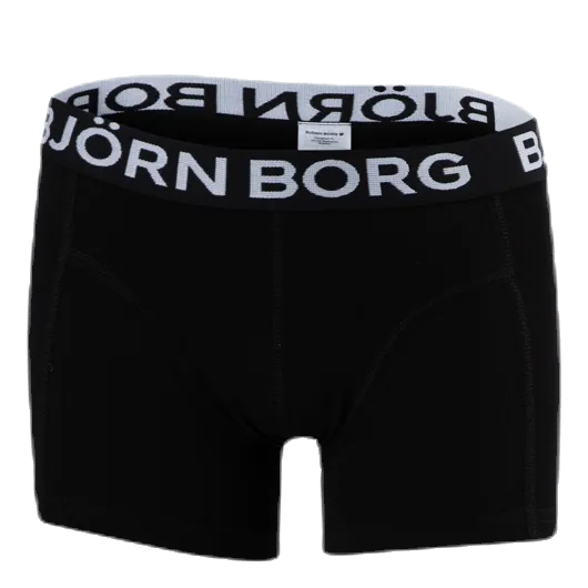 Björn Borg Solid Sammy Shorts 5-Pack Junior Blue/Black/Grey