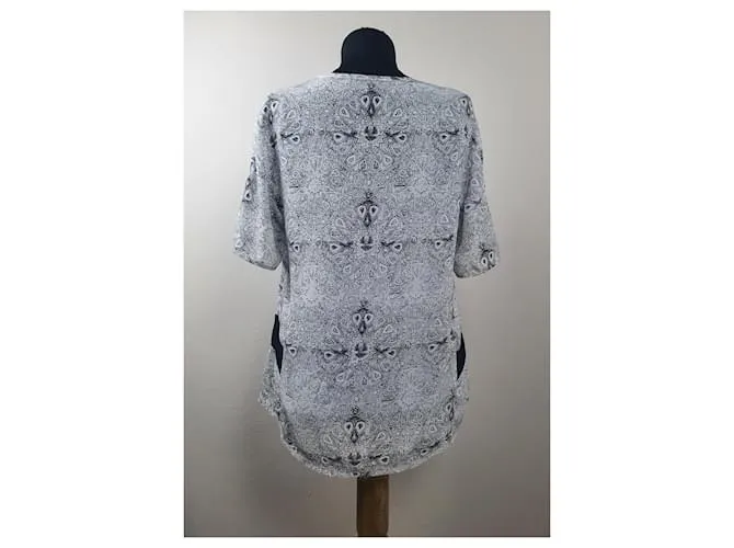 By Zoe Tops Negro Blanco 