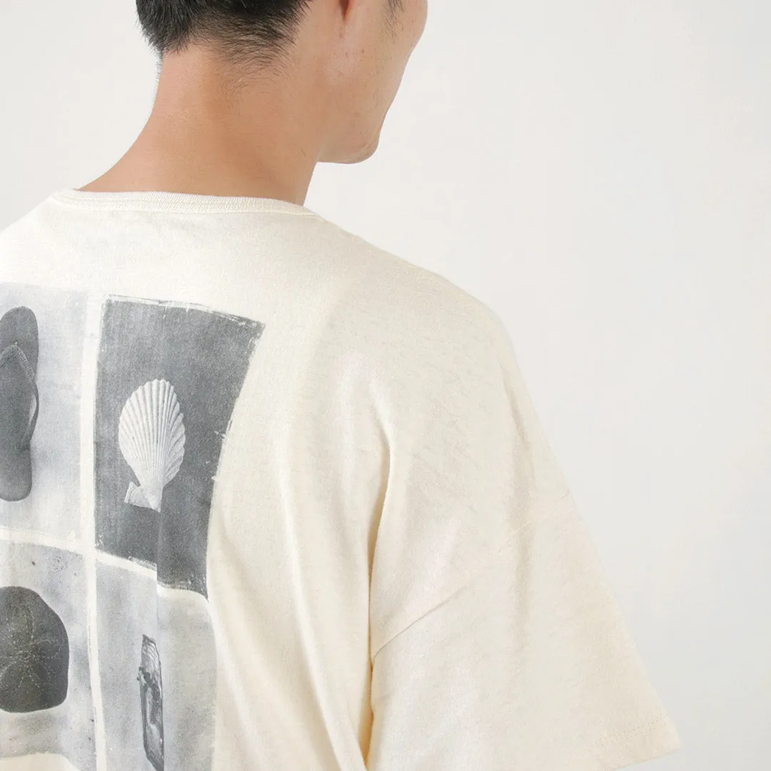 Camiseta de bolsillo ancho de monótono gohemp / nc