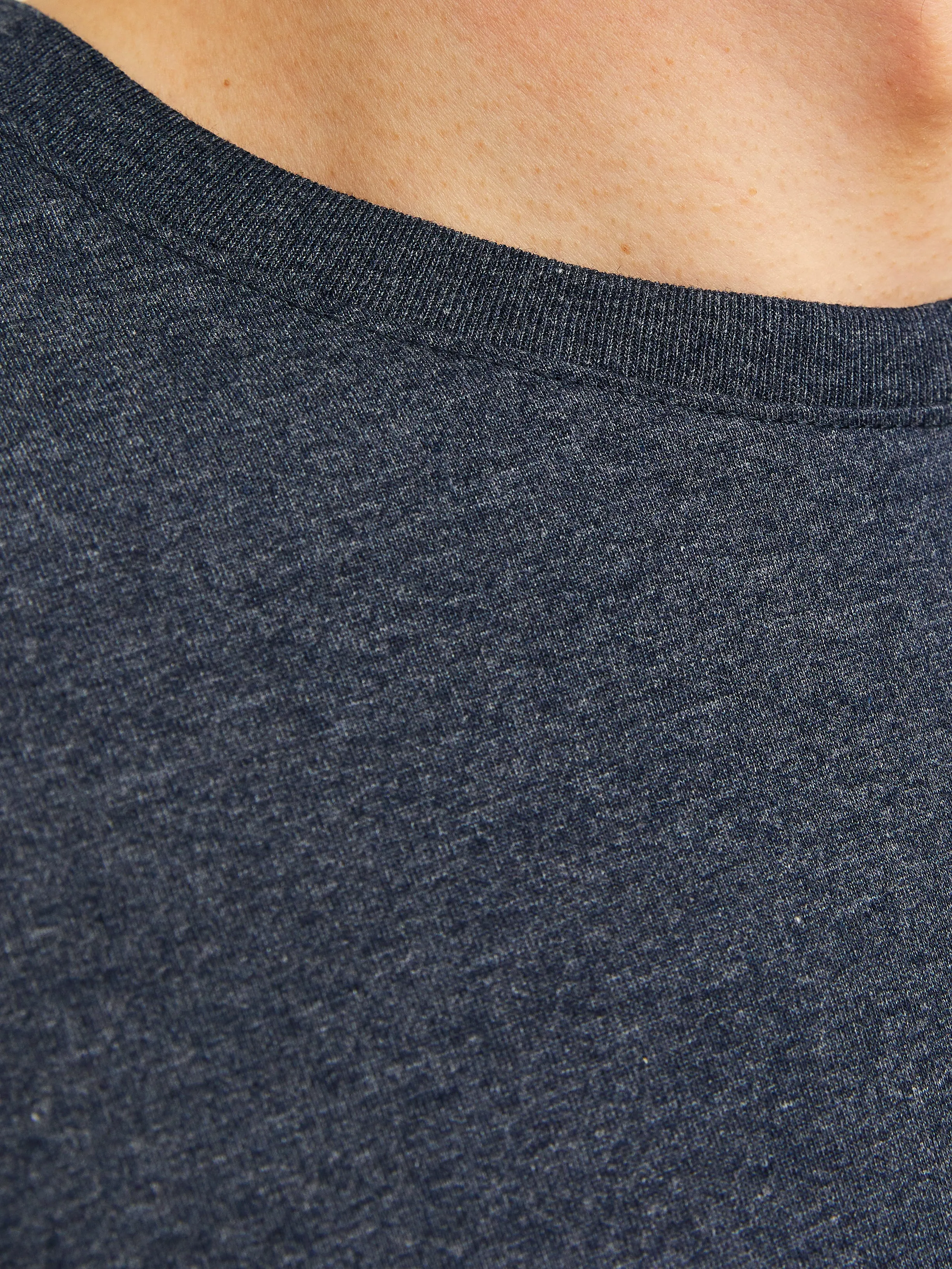 Camiseta Liso Cuello redondo | Azul oscuro | Jack & Jones®