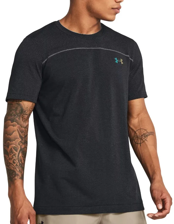 Camiseta Under Armour UA Rush Seamless Wordmark SS-BLK