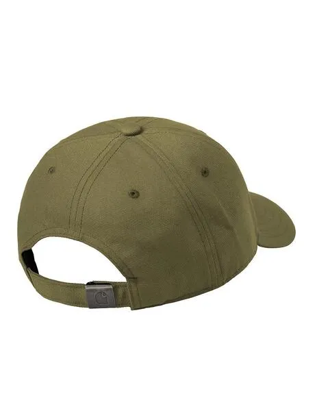 Gorra carhartt wip canvas script verde de hombre y mujer