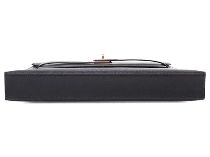 Hermès Kelly Elan en cabra negra Chamkila Negro 