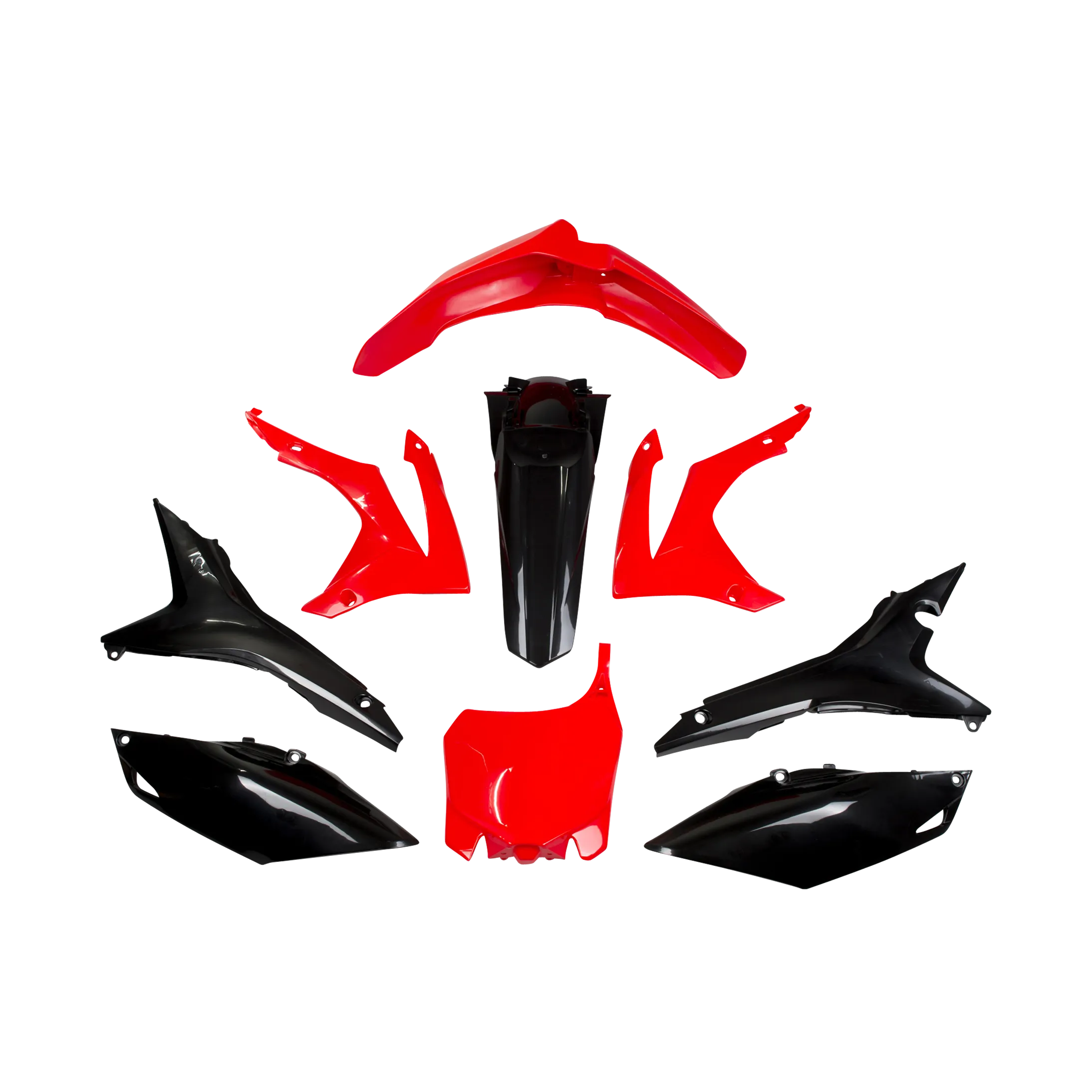 Juego de Plástico Polisport Rojo-Negro