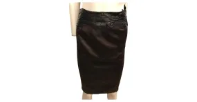 Karen Millen Falda de tubo Marrón oscuro 