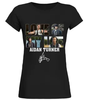 LOVE OF MY LIFE - AIDAN TURNER Camiseta cuello redondo Mujer