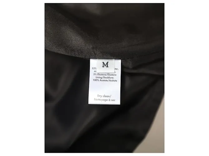 Marc by Marc Jacobs Co Falda de tubo de talle alto con abertura delantera en lana elástica beige Castaño 