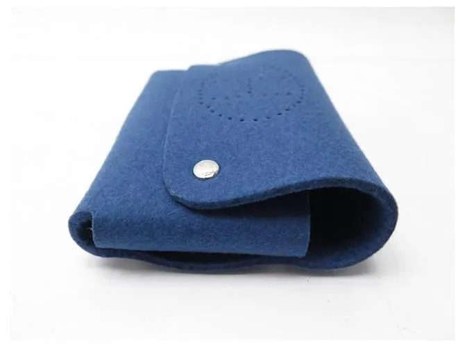 Monedero Evelyn Hermès Azul 
