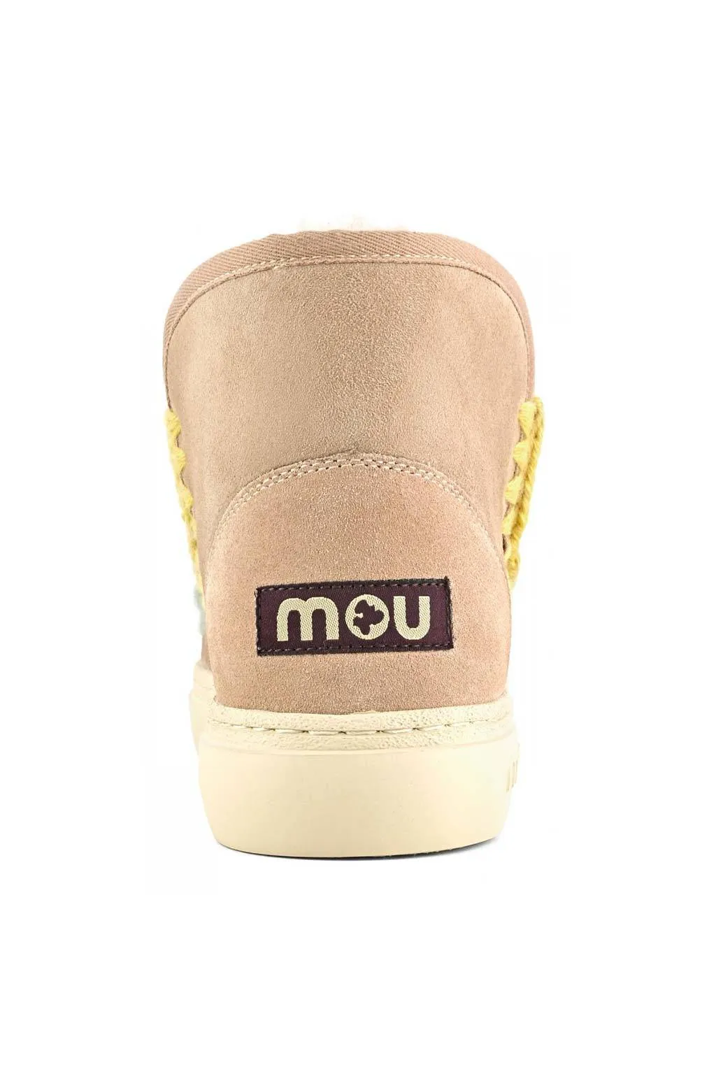 Mou eskimo sneaker bold rainbow stitching fw411007a camel