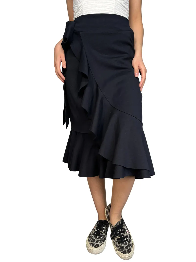 QÜINA Falda Wrap Viscosa