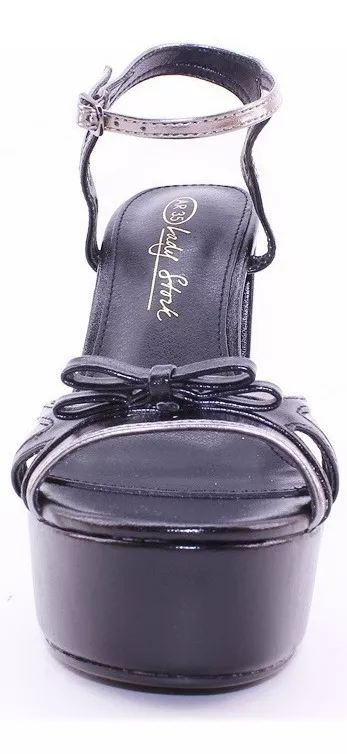 Sandalias Plataforma Lady Stork Rubi Taco Alto Comoda Carg