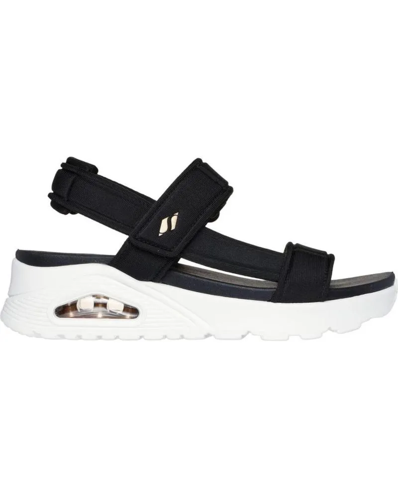 Sandalias SKECHERS  de Mujer SANDALIAS UNO - SUMMER STAND2  NEGRO