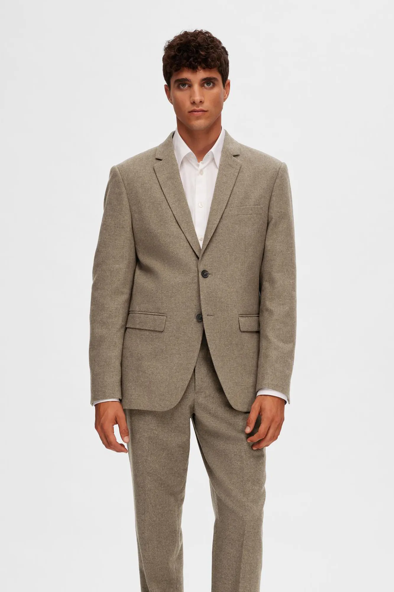 Selected Americana de lana Slim Fit