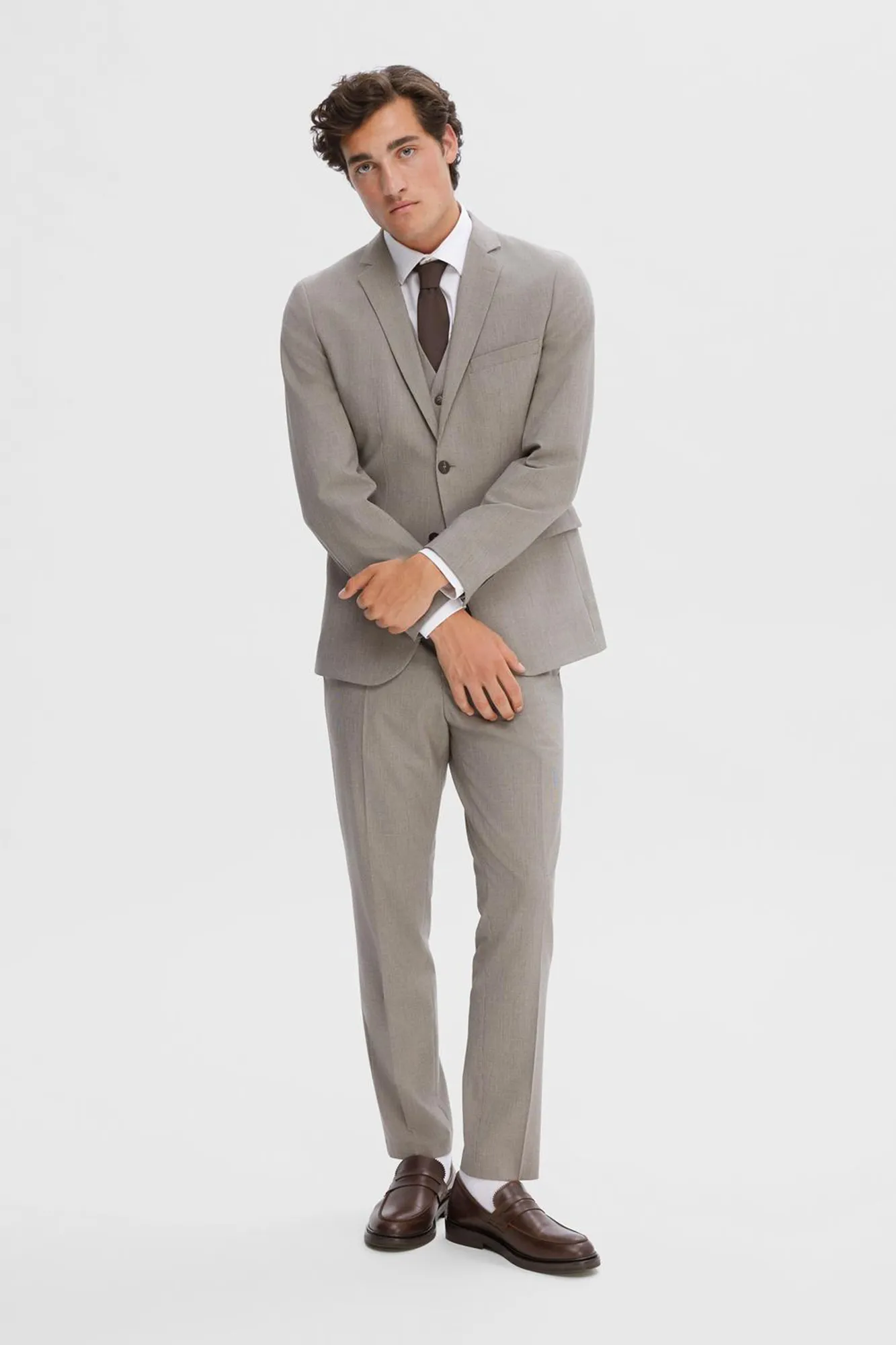 Selected Americana Slim Fit de cuadros