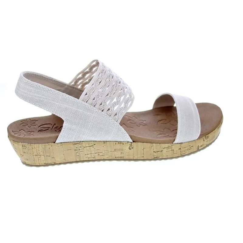 Skechers Sandalias Mujer Brie Beige