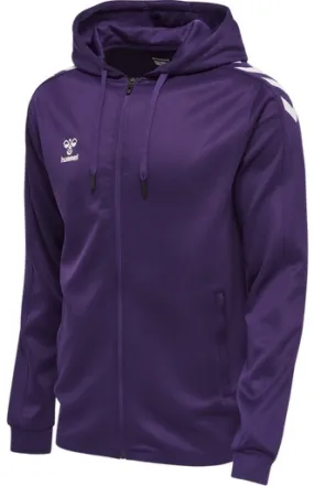 Sudadera con capucha Hummel CORE XK POLY ZIP HOOD SWEAT
