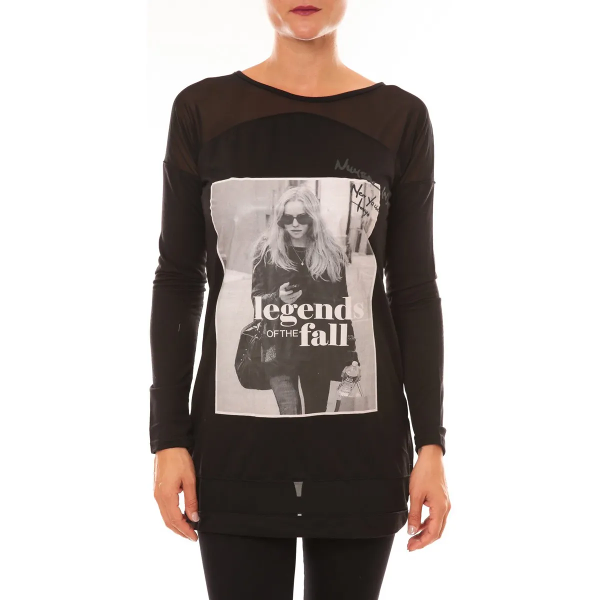 Tee Shirt Manches Longues MC1919 noir