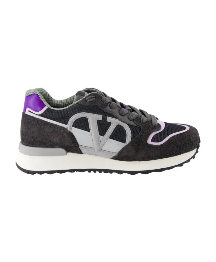 Valentino V Logo Sneaker Ice & Green