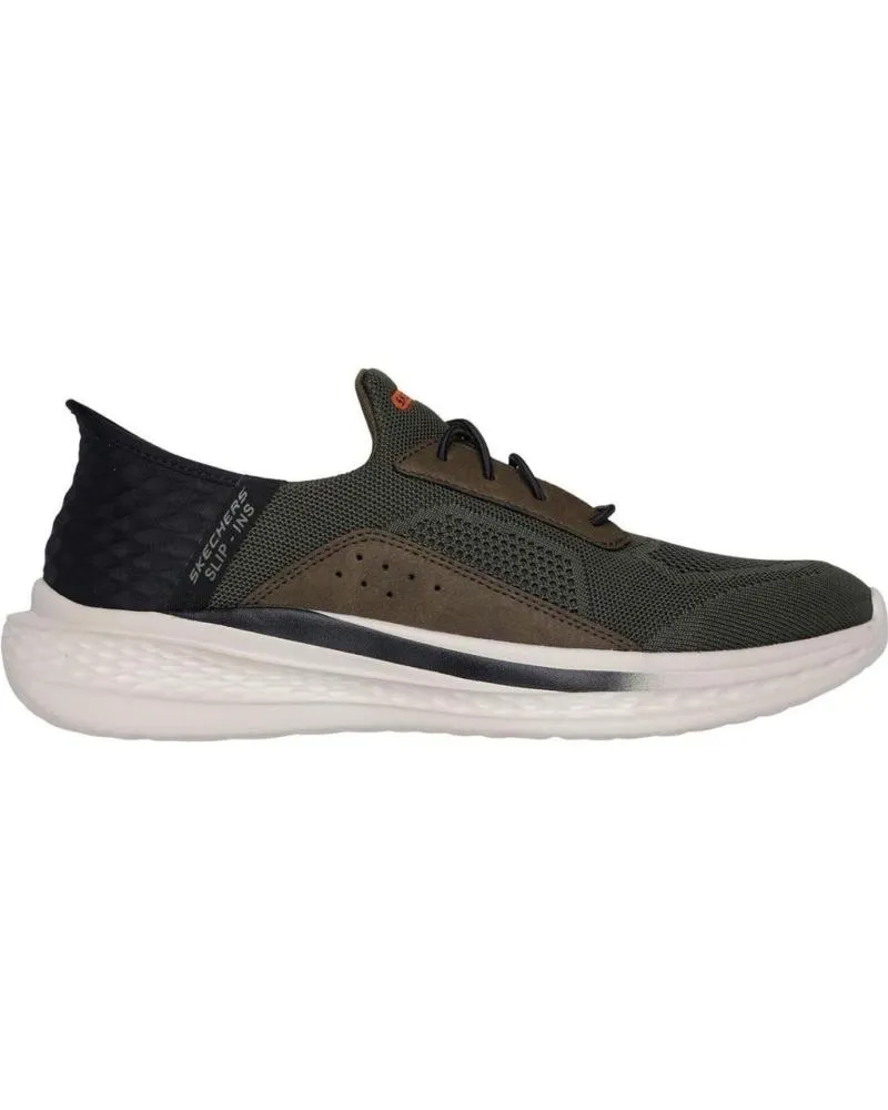 Zapatillas deporte SKECHERS  de Hombre SLIP-INS SLADE COHEN  KAKI
