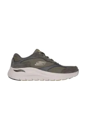 Zapatillas skechers arch fit 2.0 verde oliva para hombre