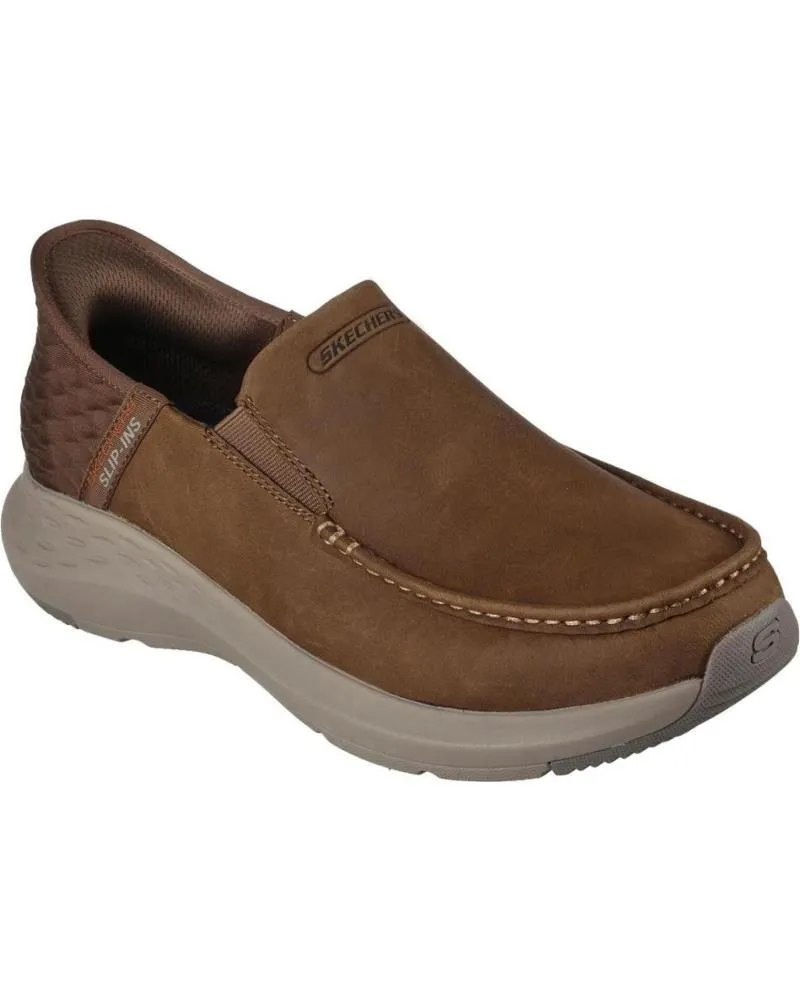 Zapatos SKECHERS  de Hombre SLIP-INS PARSON - OS  CAMEL